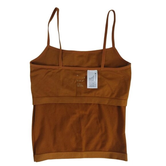 A New Day Women's XS Brown Spaghetti Strap Tank Top, NWT - Picture 3 of 7